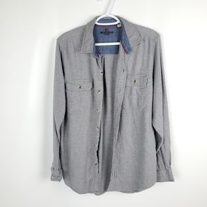 Woolrich 100% Cotton Flanner Button Up Shirt EUC